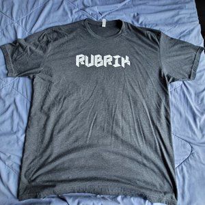 Dark Gray T Shirt, Rubrik, 2X